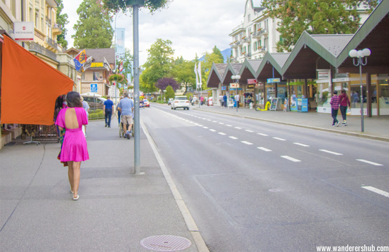 Meandering Interlaken streets