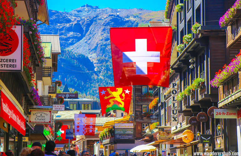cute Zermatt town
