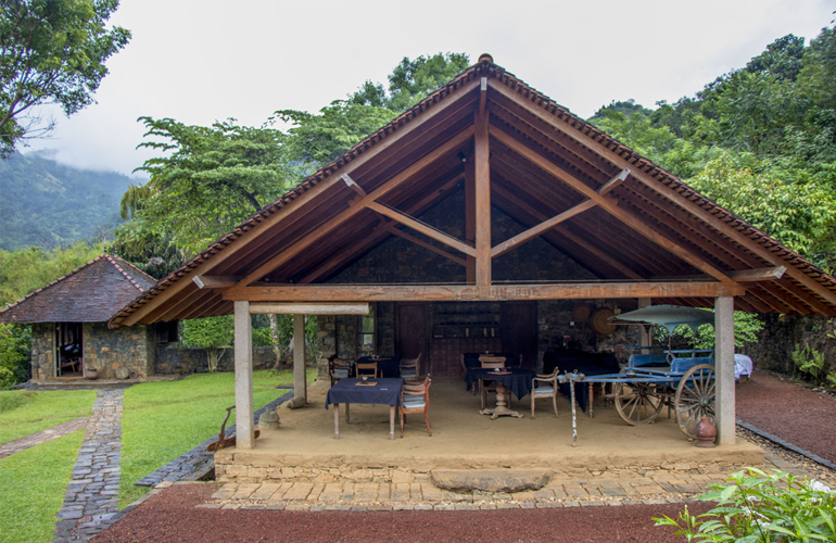 breakfast in Living Heritage Koslanda Sri Lanka