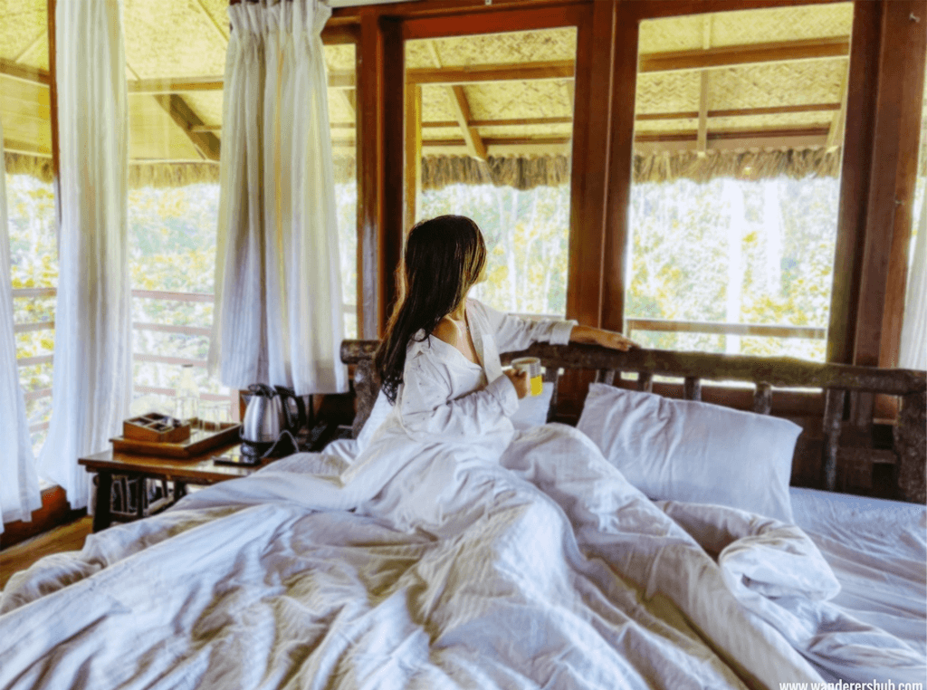 Treehouse scenes in Carmelia Haven Thekkady