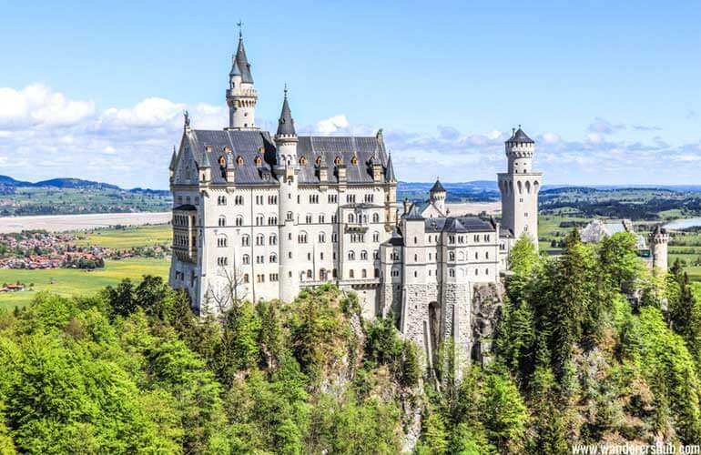 Beautiful Neuschwanstein castle