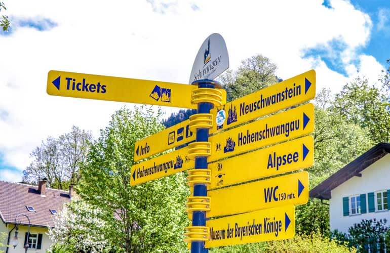 Ticket for Neuschwanstein Castle Germany