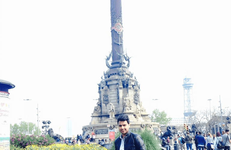 Columbus Monument at the end of Las Ramblas