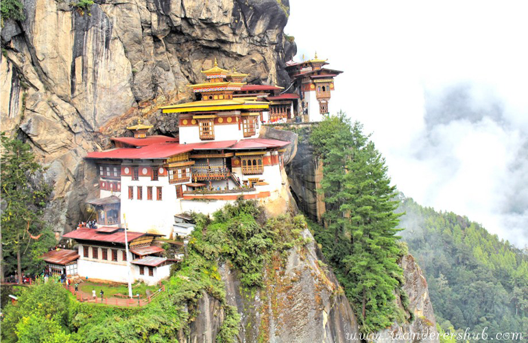 bhutan road trip to Paro Monastery