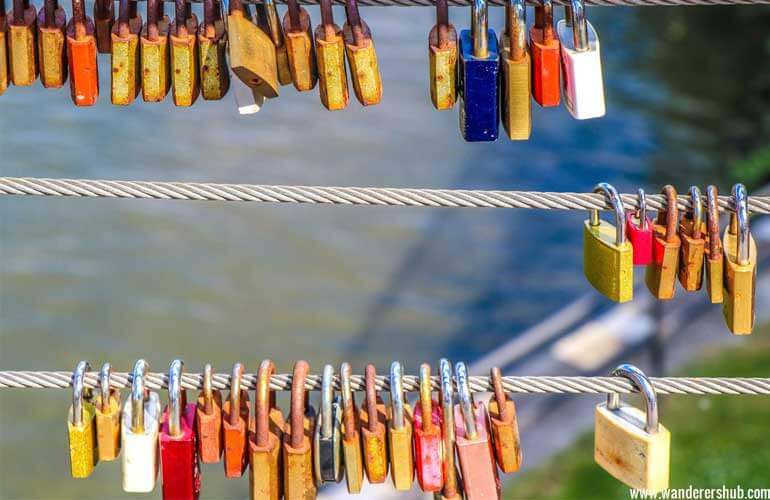 love locks Bamberg