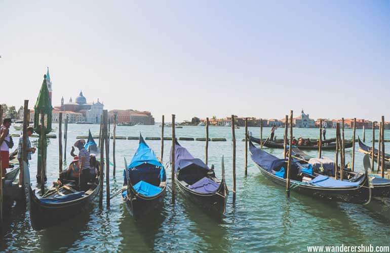 Gondola ride venice