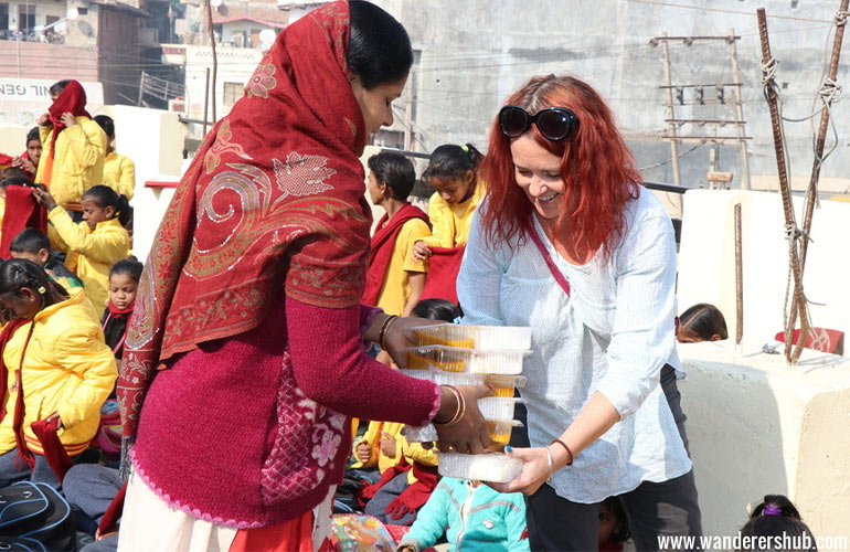 food distribution - places to visit in Delhi for kids