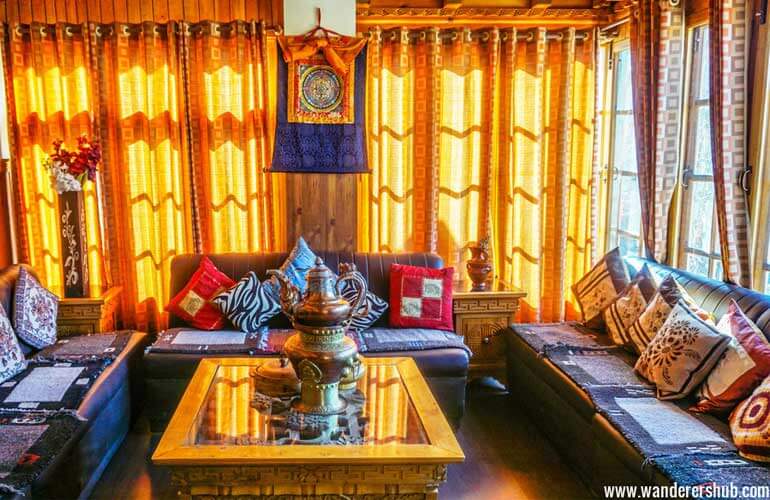 Silver Cloud Ladakh sitting area 