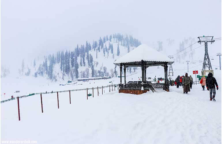 snow pictures of Gulmarg Kashmir
