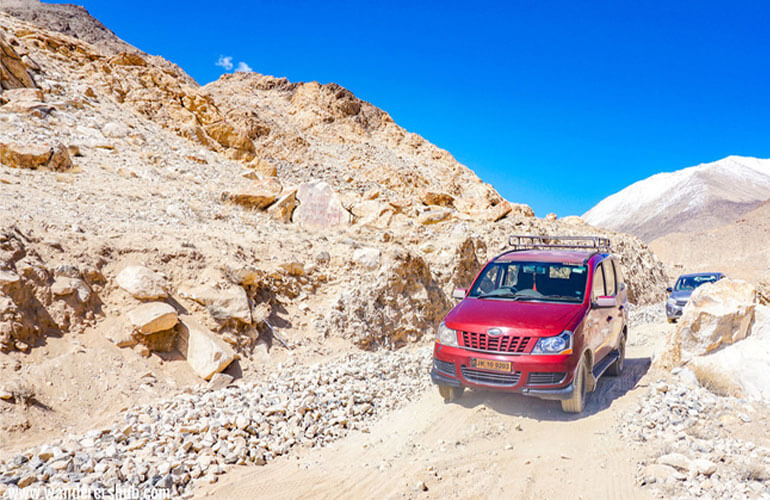 Ice stupa in Ladakh