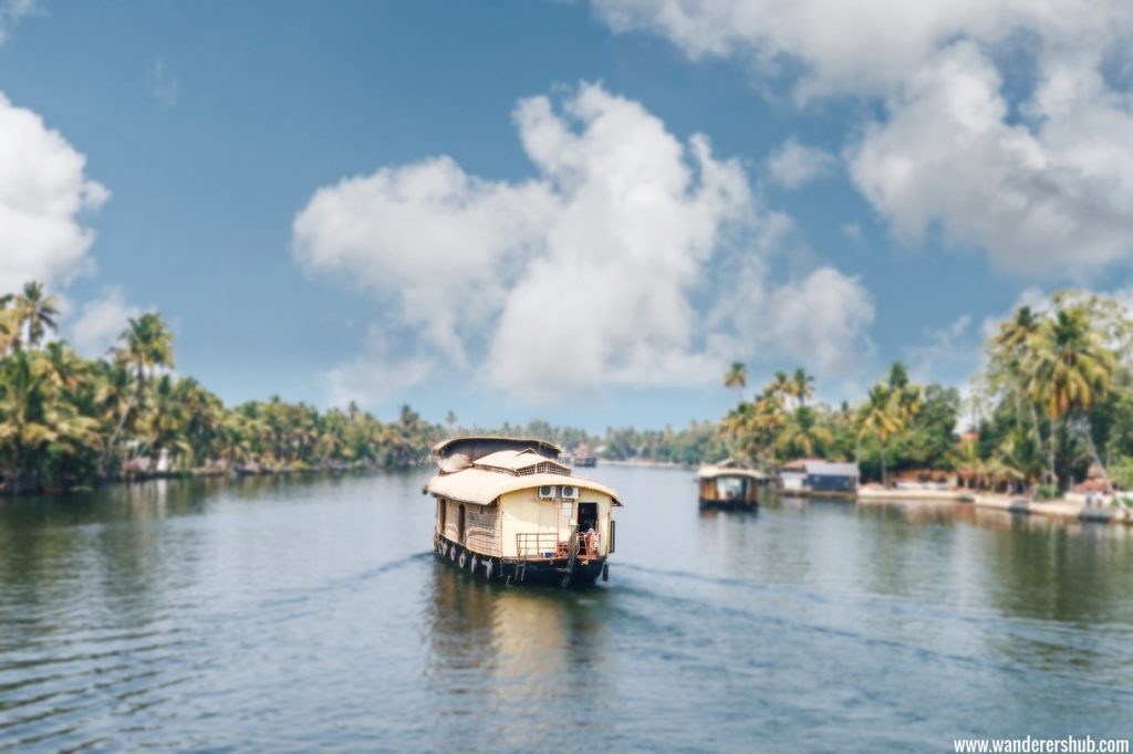 Cruising down the Alleppey backwaters 