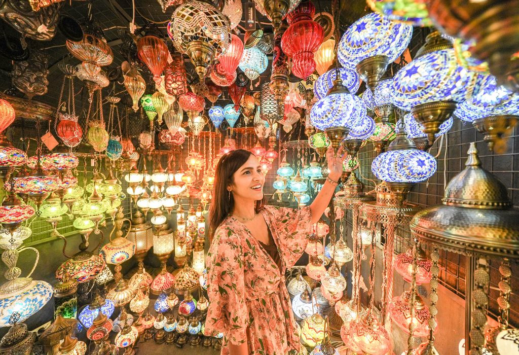 The lamp shop in Spice Market Istanbul